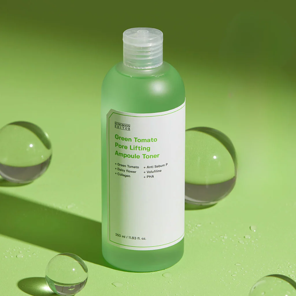 SUNGBOON EDITOR Green Tomato Pore Lifting Ampoule Toner 350 ml