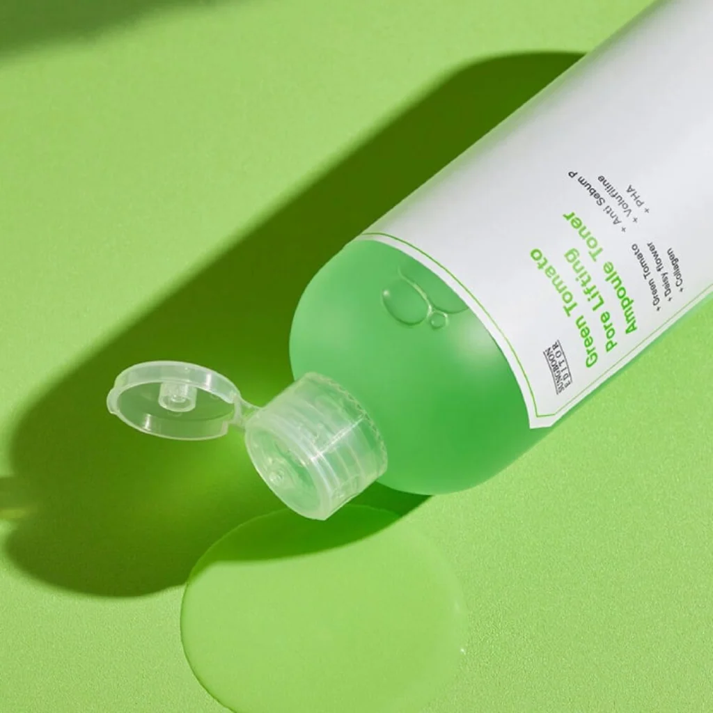 SUNGBOON EDITOR Green Tomato Pore Lifting Ampoule Toner 350 ml - Image 2