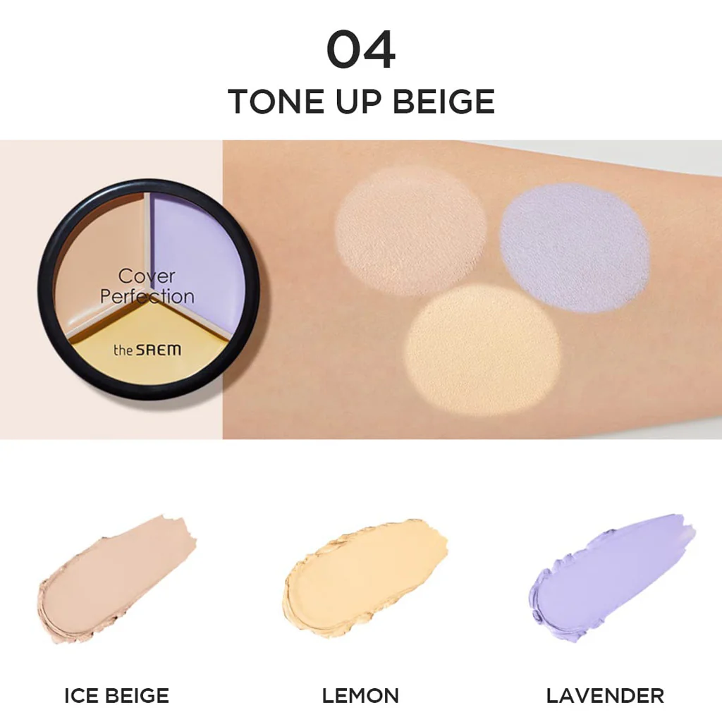 the SAEM Cover Perfection Triple Pot Concealer - Image 10