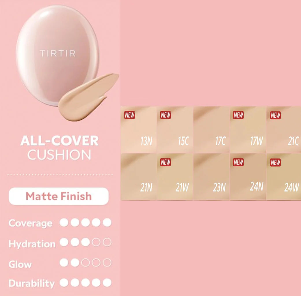 TIRTIR Mask Fit All Cover Cushion Mask Shield Series 18 g - Image 4