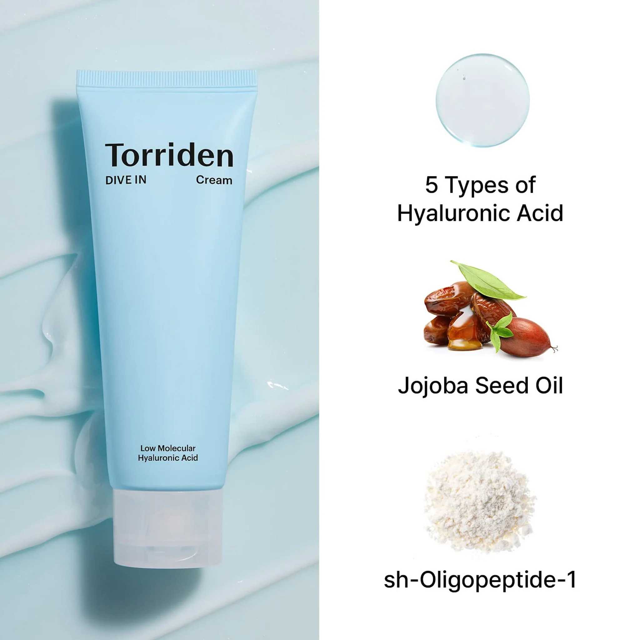 Torriden DIVE-IN Hyaluronic Cream 80ml - Image 4