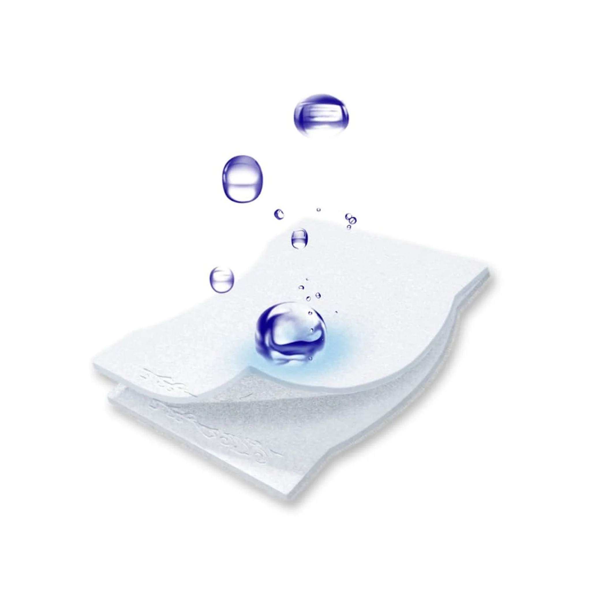 UNICHARM 1/2 Super Water Saving Make Up Cotton Pad - Image 2