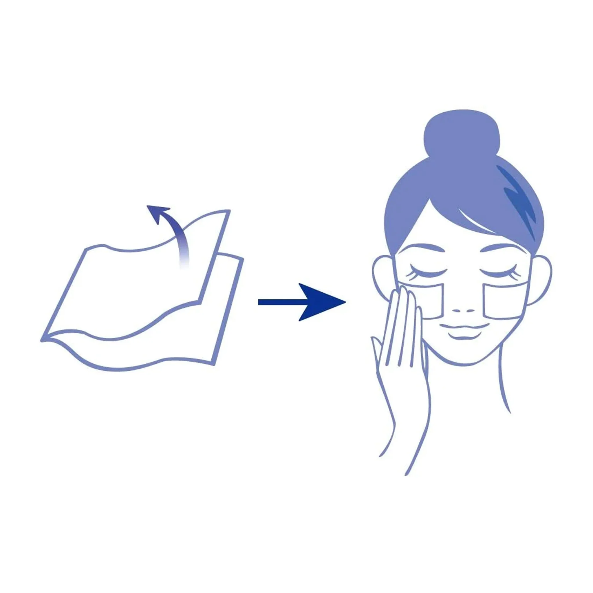 UNICHARM 1/2 Super Water Saving Make Up Cotton Pad - Image 3