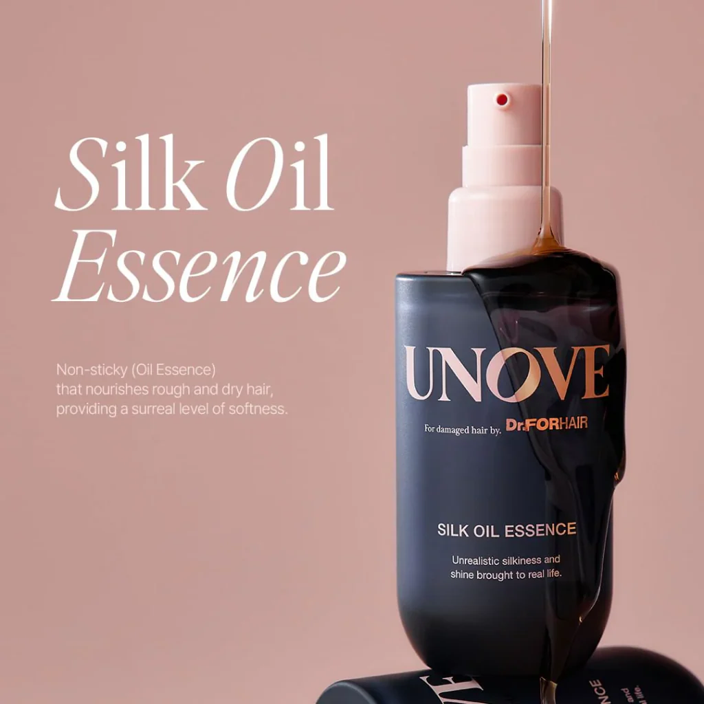 UNOVE Silk Oil Essence 70ml #Tender Bloom - Image 3