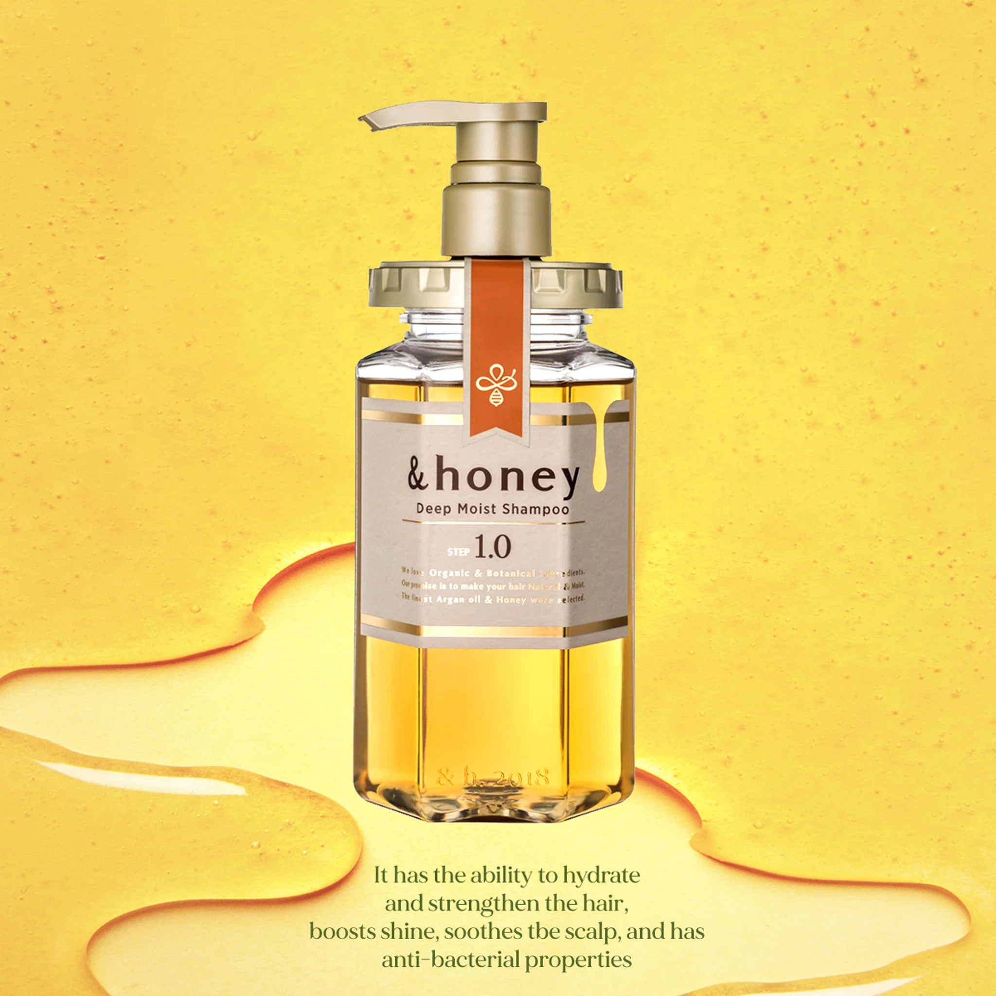 ViCREA &honey 1.0 Deep Moist Shampoo 440ml - Image 2