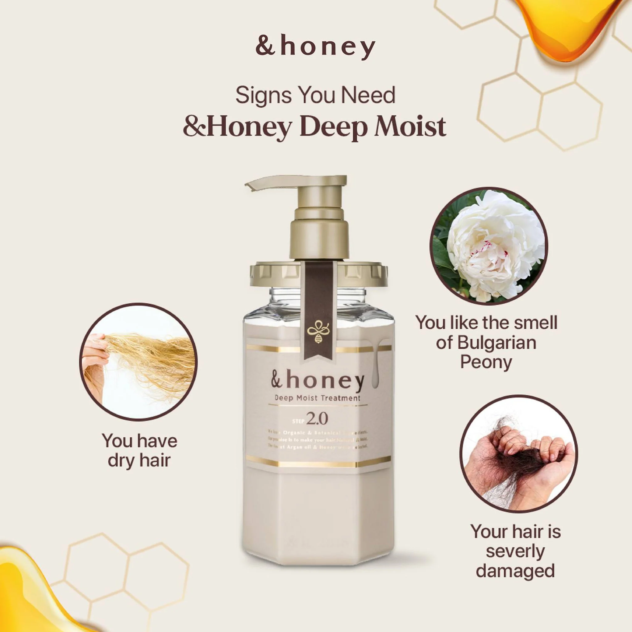 ViCREA &honey Organic Moisture Treatment 2.0 445g - Image 3