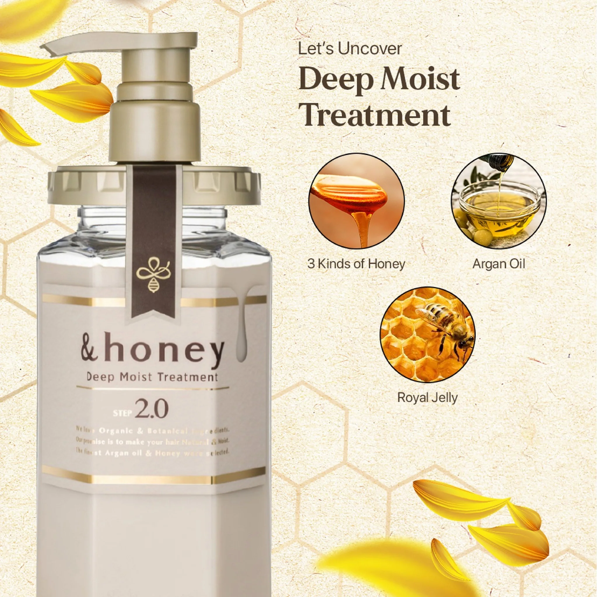 ViCREA &honey Organic Moisture Treatment 2.0 445g - Image 4