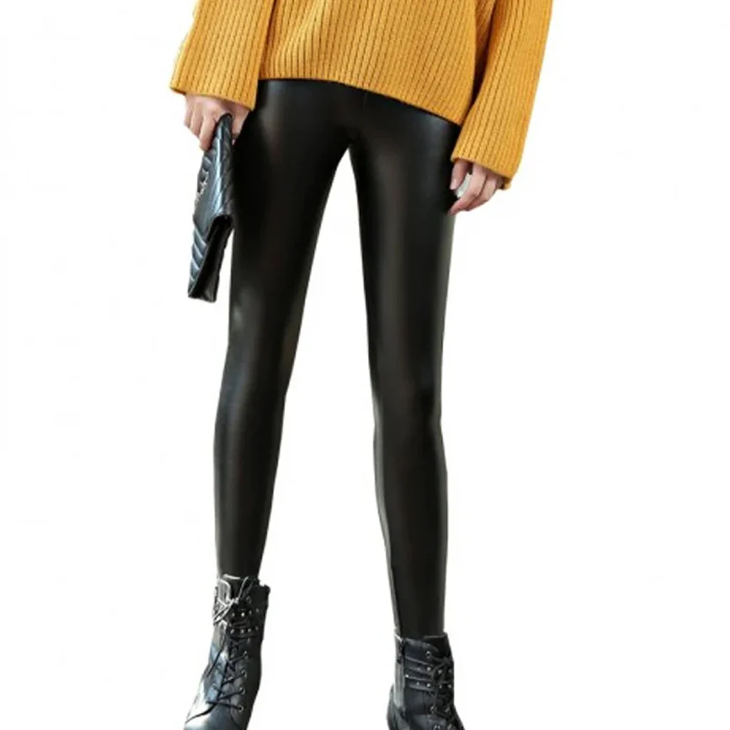 VS LINE Slender Body Leather Pant-Thin - Image 2