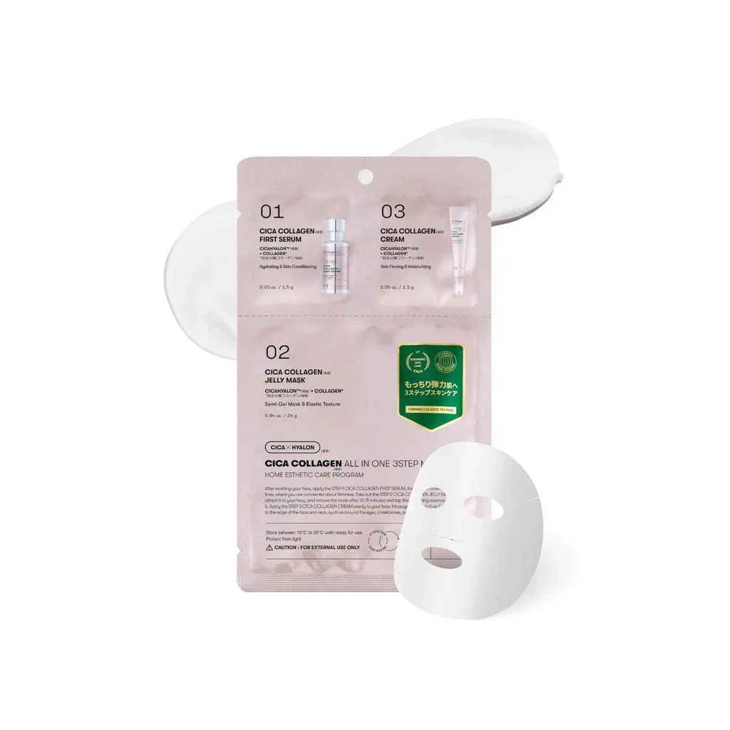 VT CICA Collagen All In One 3Step Mask 1 pc - Image 2