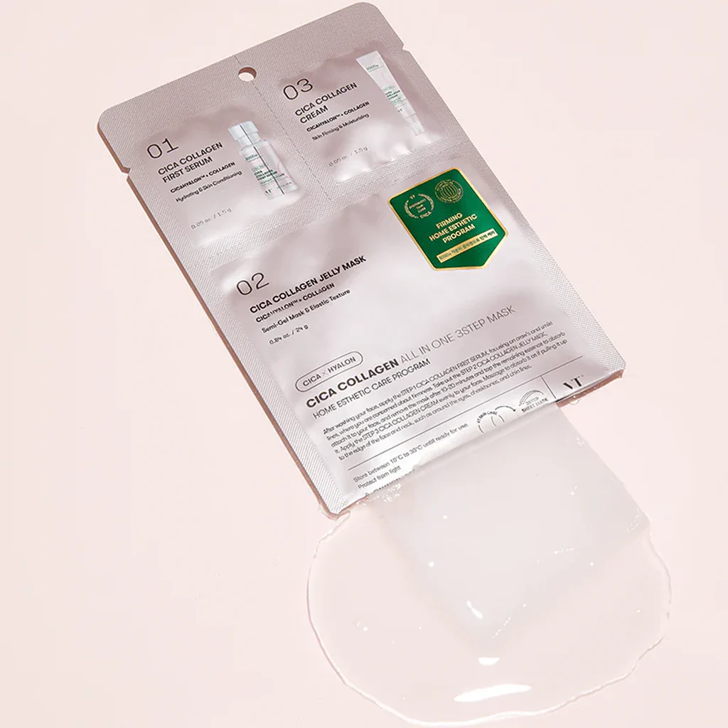 VT CICA Collagen All In One 3Step Mask 1 pc - Image 3