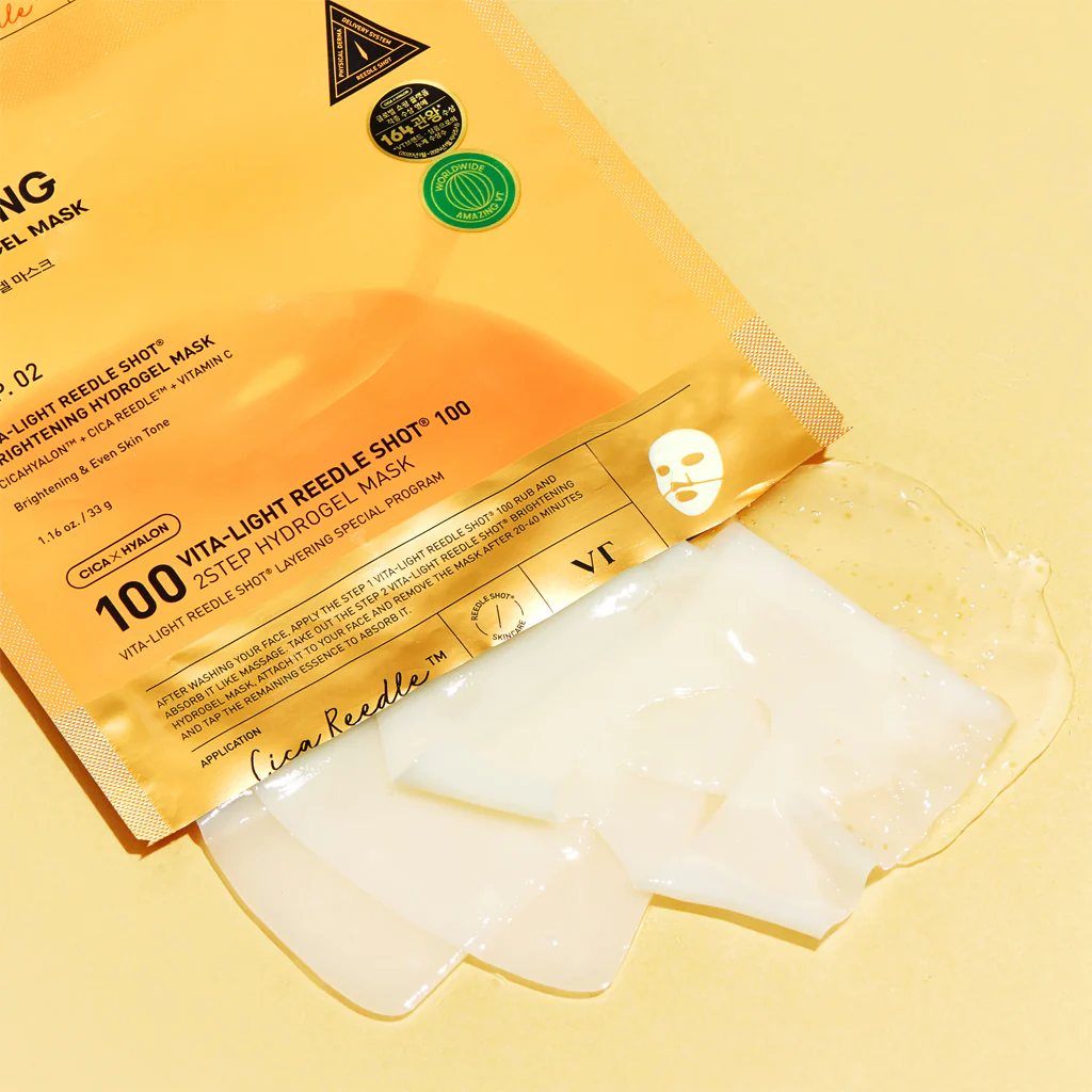 VT Vita-light Reedle Shot 100 2Step Hydrogel Mask - Image 4